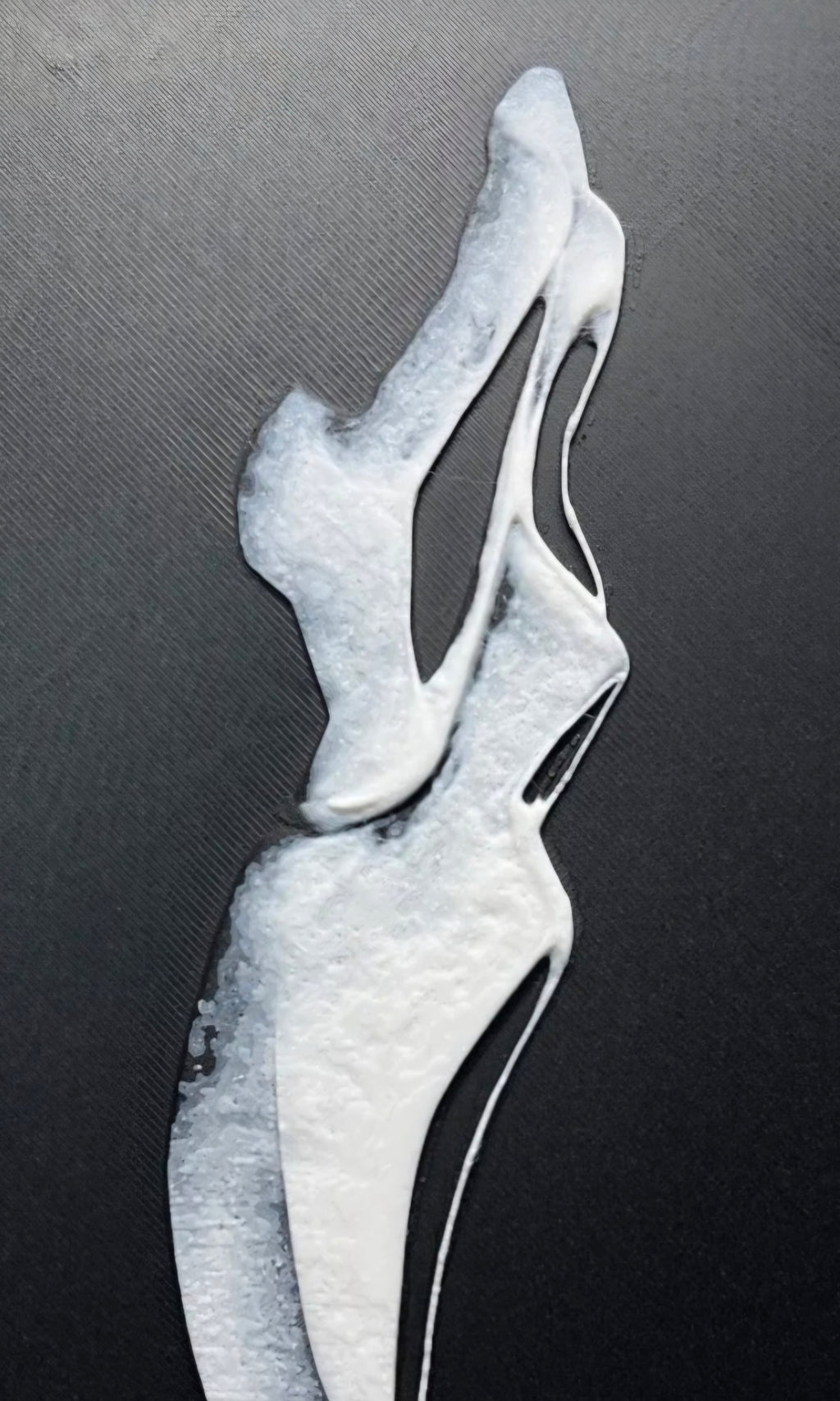Ghostface Scream 3D Printed Art — 21cm × 11cm — Free Stand
