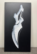 Ghostface Scream 3D Printed Art — 21cm × 11cm — Free Stand