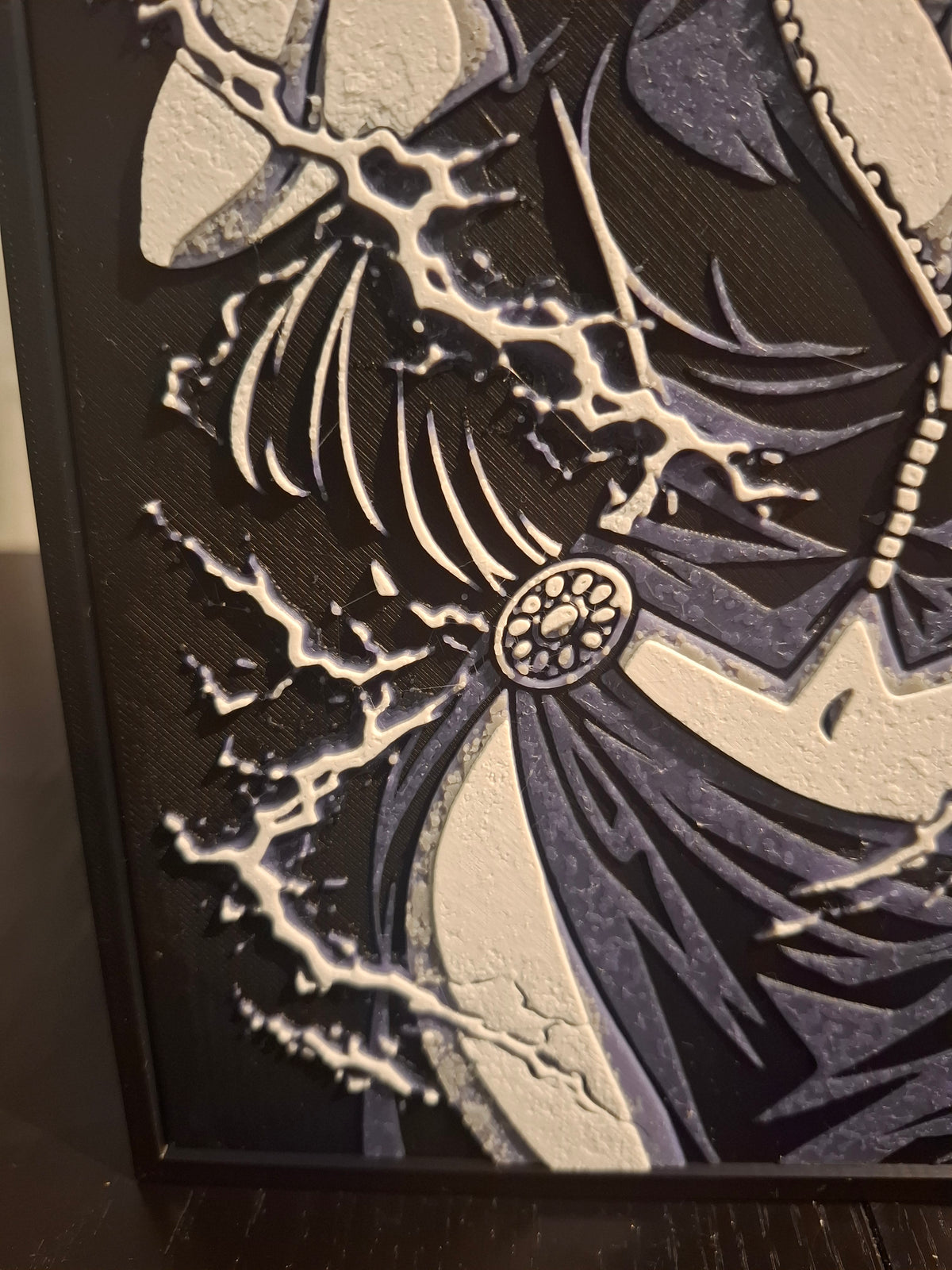 Framed 3D HueForge Print - One Piece Anime Art | 23×15cm + Stand