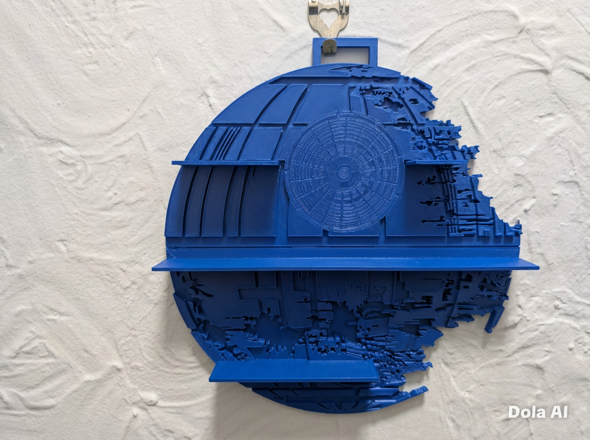 3D Printed Death Star Display Shelf – Perfect for LEGO Minifigures - Image 4