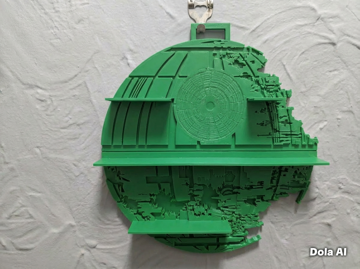 3D Printed Death Star Display Shelf – Perfect for LEGO Minifigures - Image 9