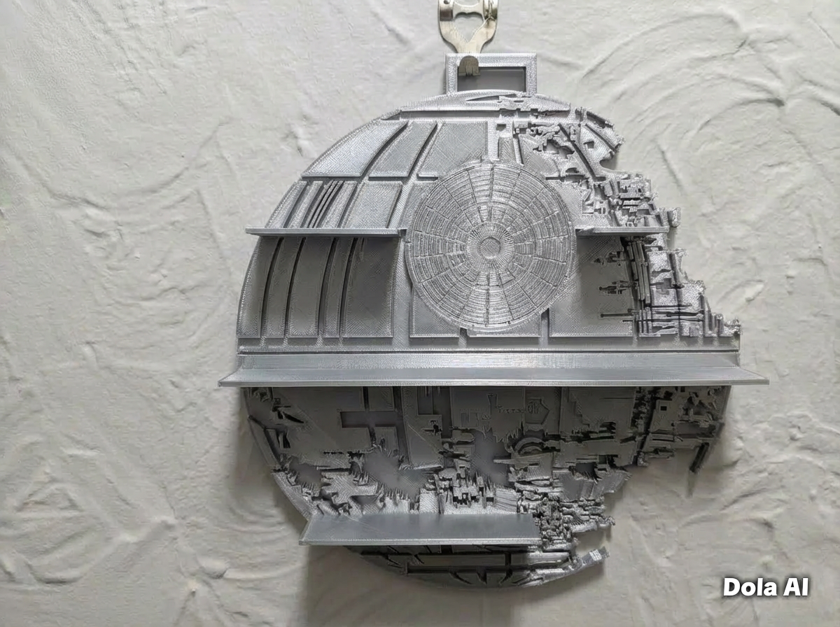 3D Printed Death Star Display Shelf – Perfect for LEGO Minifigures - Image 8