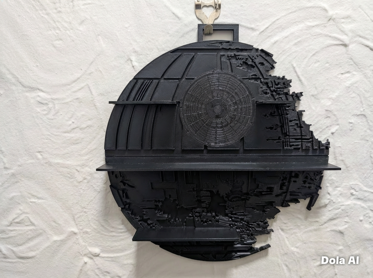 3D Printed Death Star Display Shelf – Perfect for LEGO Minifigures - Image 7