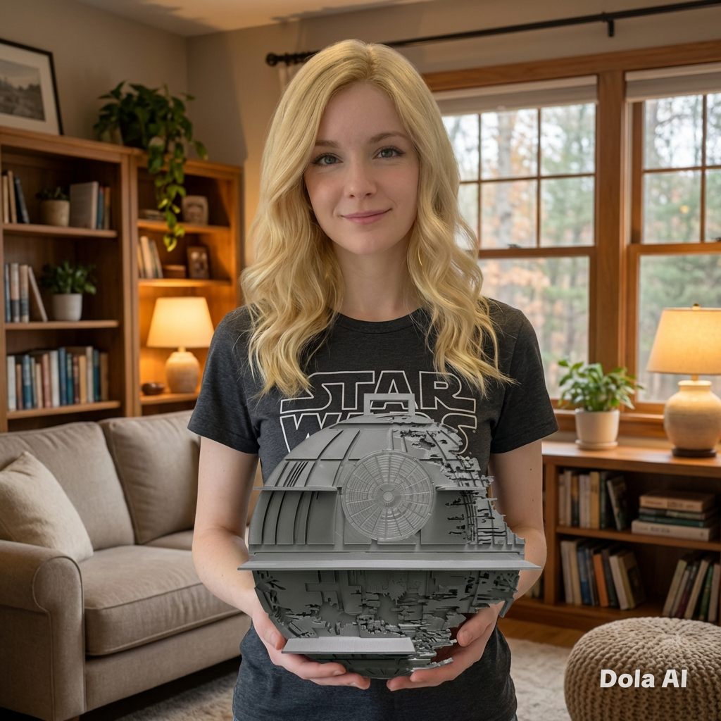 3D Printed Death Star Display Shelf – Perfect for LEGO Minifigures - Image 6